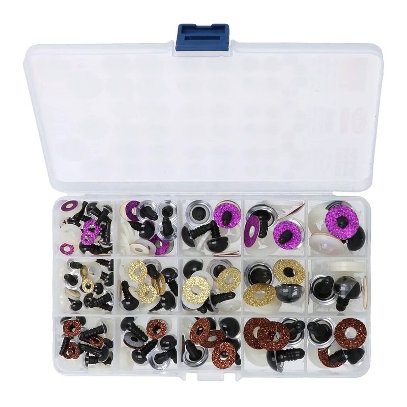 Opry | Glitzer Sicherheitsaugen Set 60-teilig