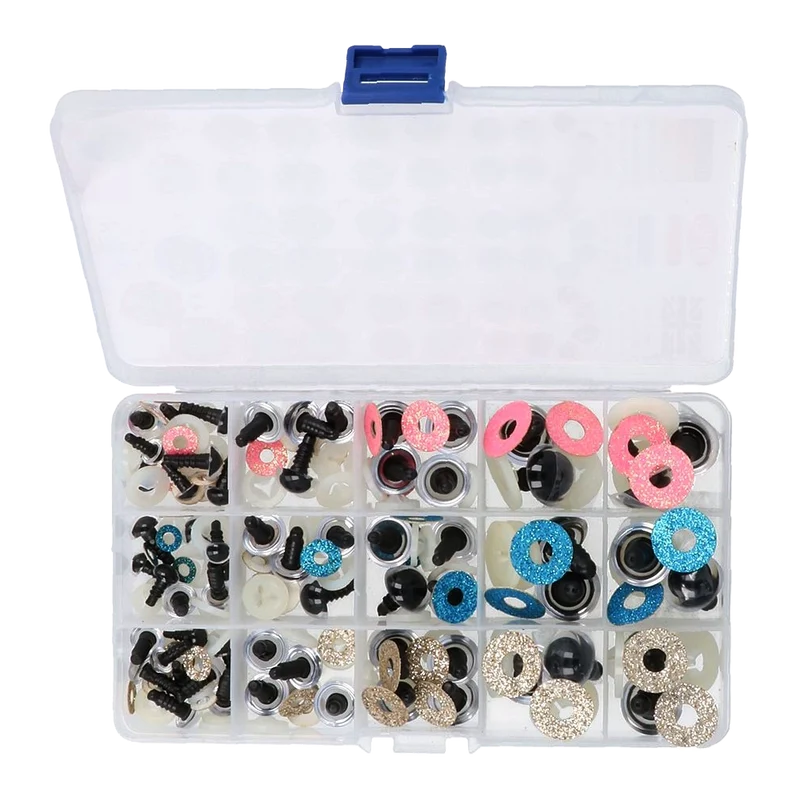 Opry | Glitzer Sicherheitsaugen Set 60-teilig