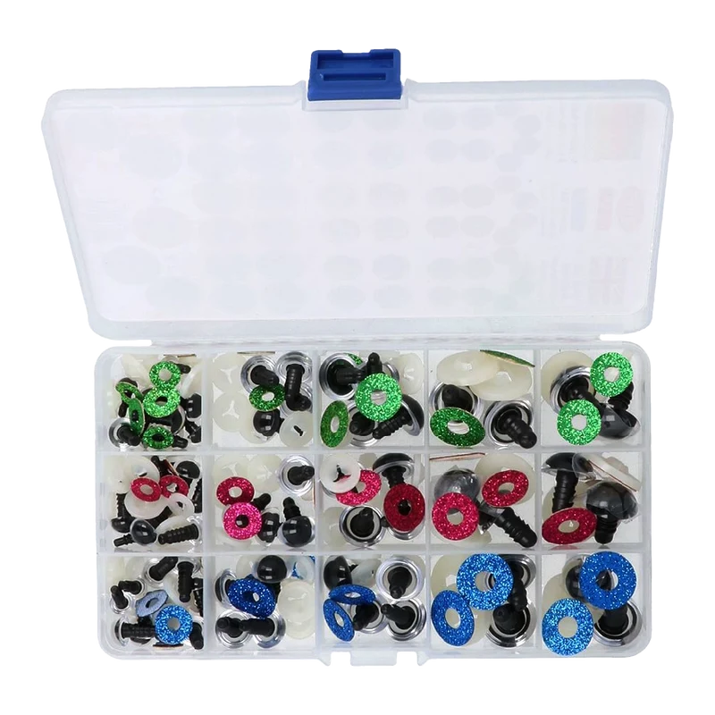 Opry | Glitzer Sicherheitsaugen Set 60-teilig