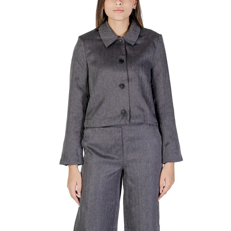 Jacqueline De Yong Polyester-Blazer in Grau für Damen