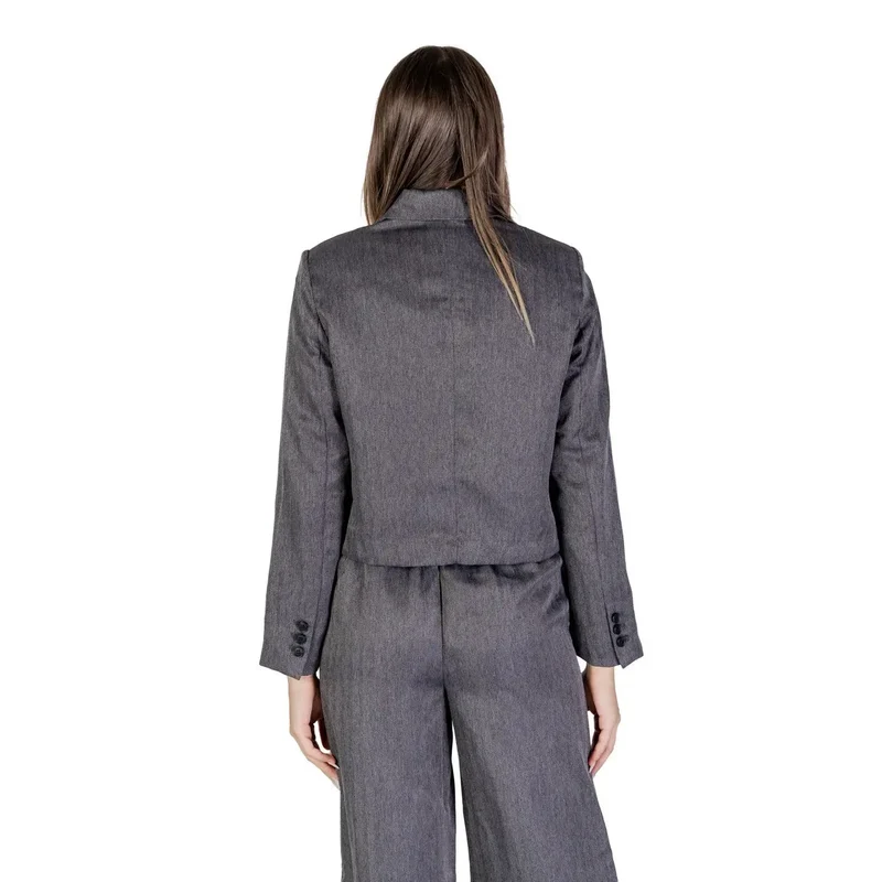 Jacqueline De Yong Polyester-Blazer in Grau für Damen