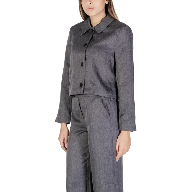 Jacqueline De Yong Polyester-Blazer in Grau für Damen