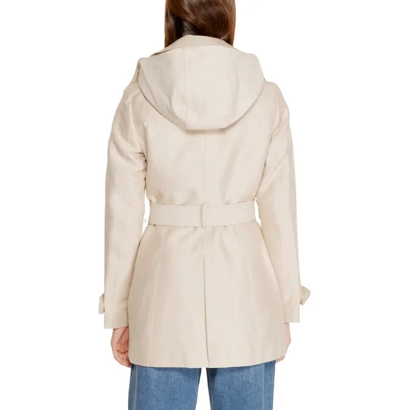 Morgan De Toi Beige Langer Blazer mit Vordertaschen