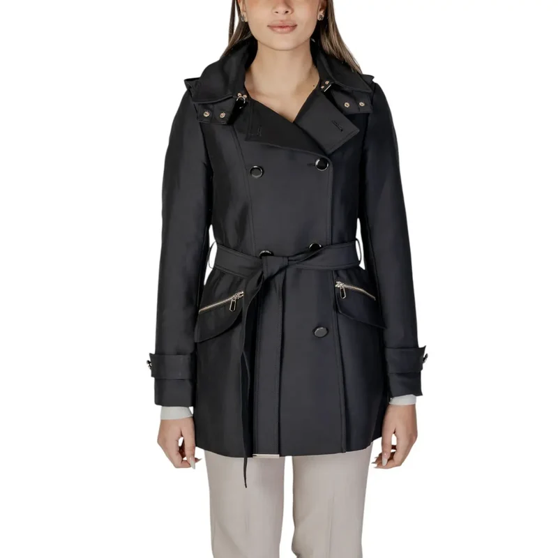 Morgan De Toi Beige Langer Blazer mit Vordertaschen