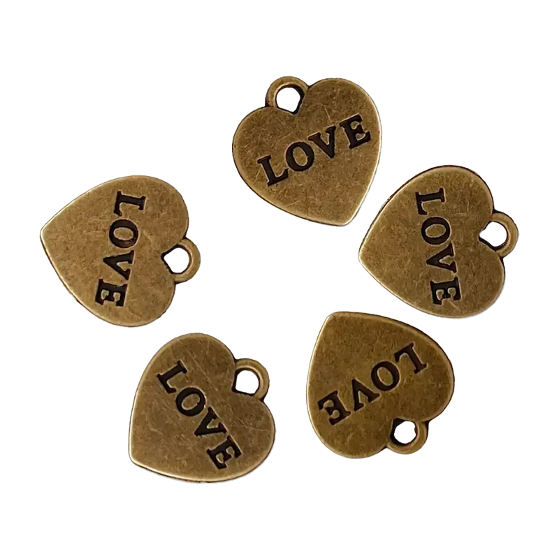 Frida's Anhänger Herz »Love« (5 Stück)