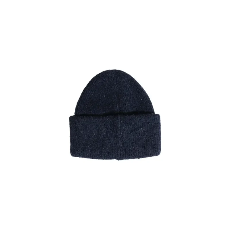 Blaue Polyester-Frauenmütze für Herbst und Winter