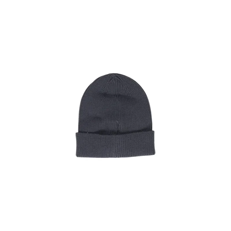 Grauer Einfarbiger Slip-On-Winterhut für Damen