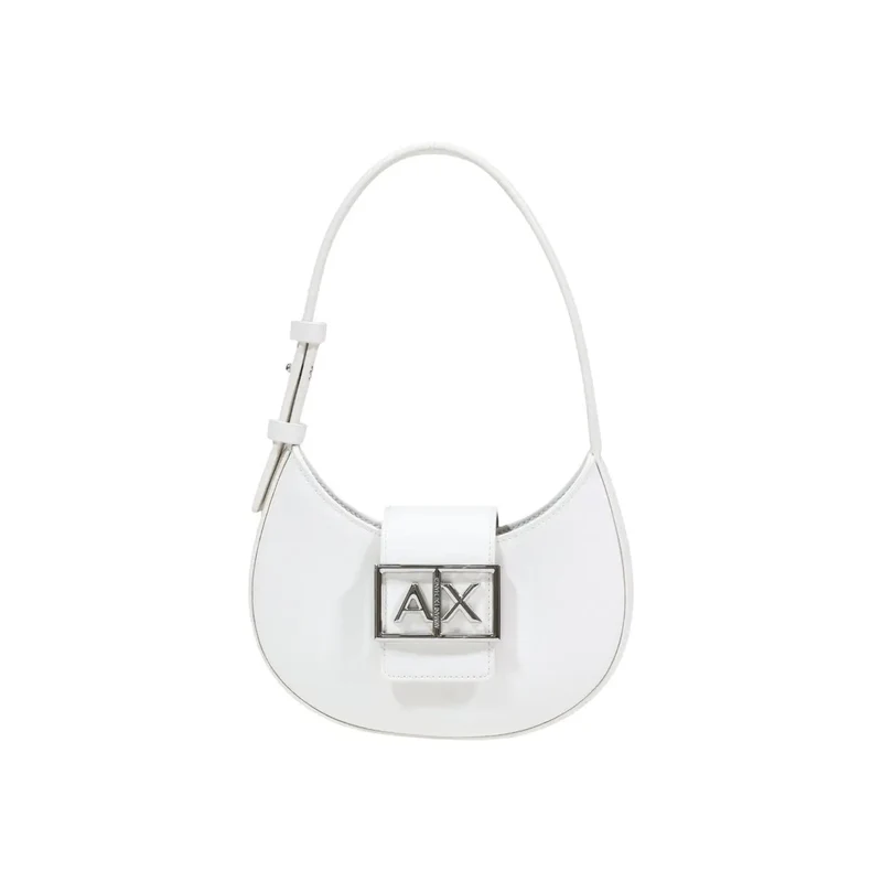 Armani Exchange weiße Handtasche mit Reißverschluss