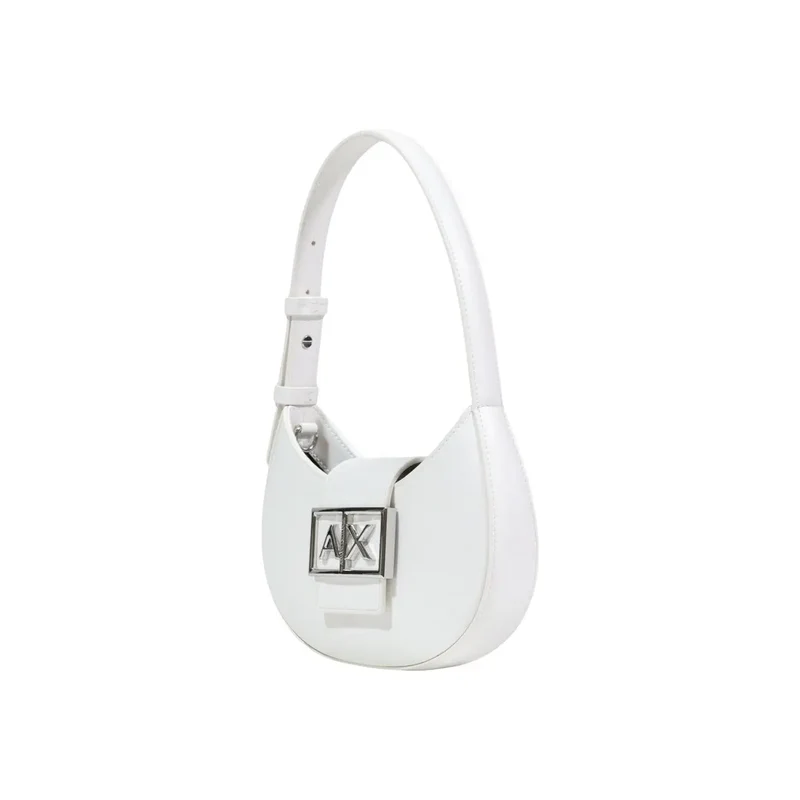 Armani Exchange weiße Handtasche mit Reißverschluss
