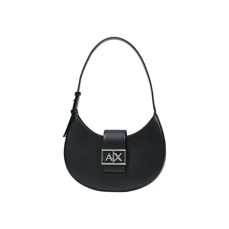 Armani Exchange Schwarze Damenhandtasche mit Reißverschluss