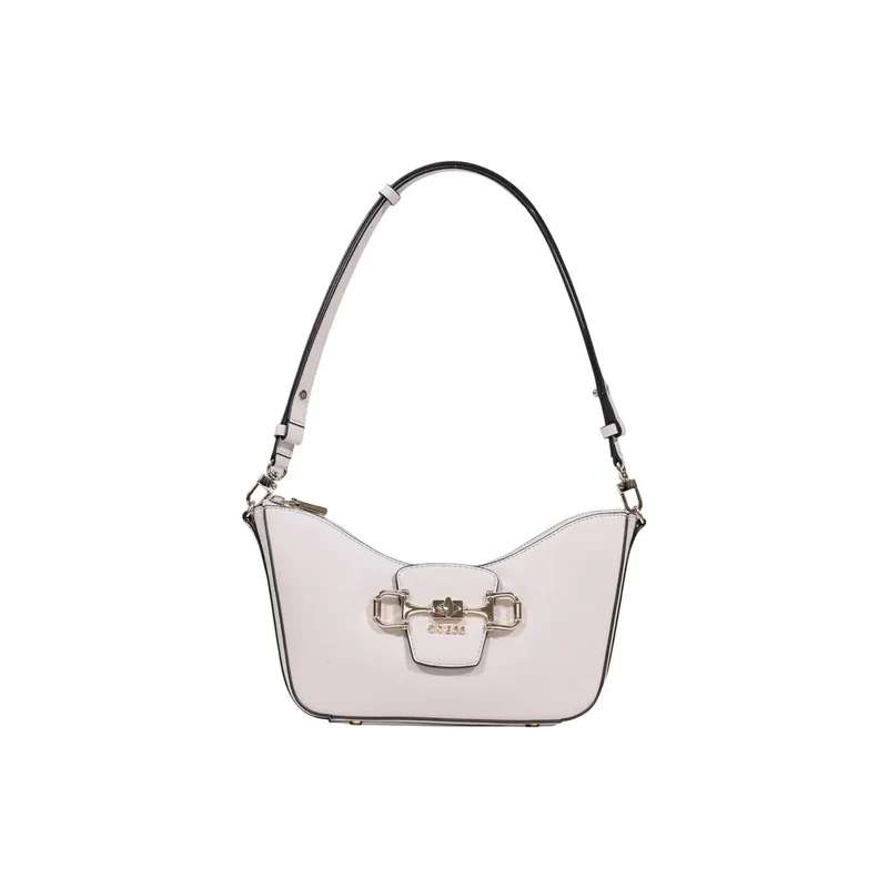 Rate Pink Polyurethan-Handtasche mit Reißverschlusstaschen