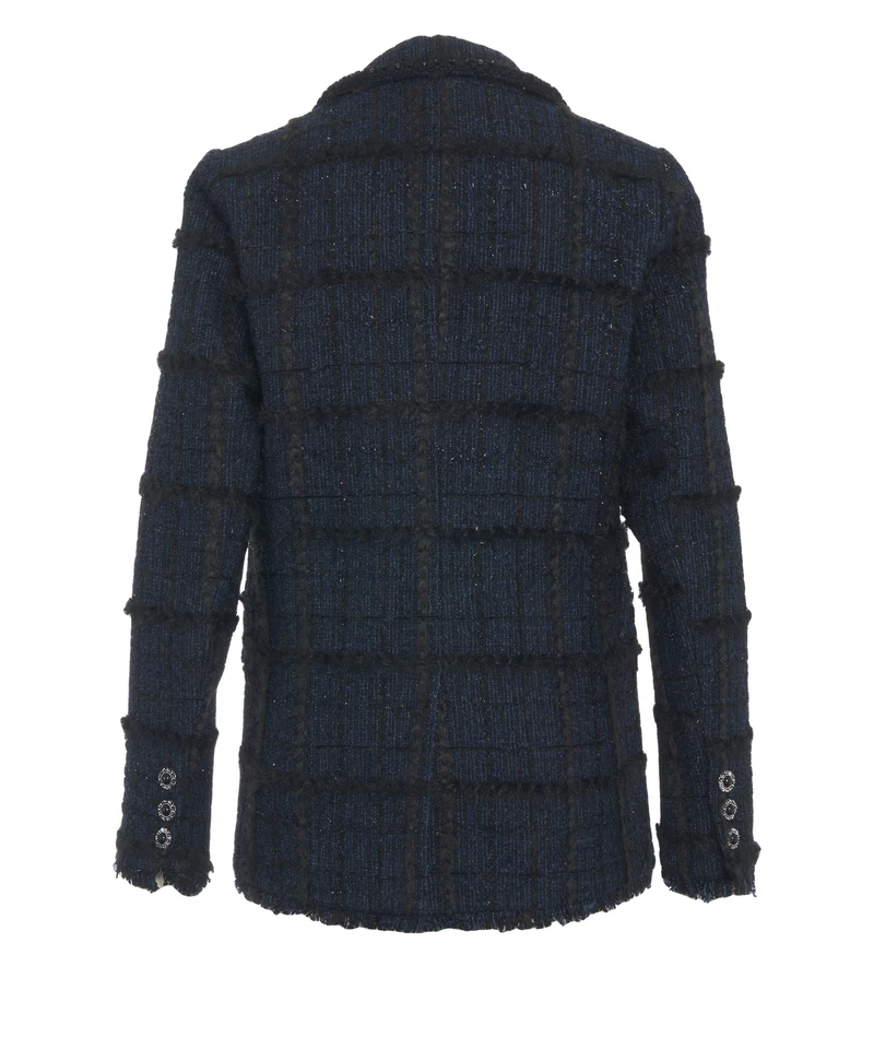 Blazer con spilla