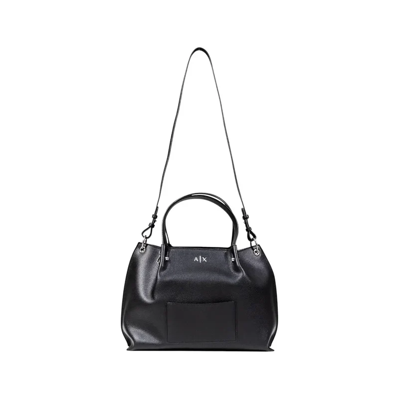 Armani Exchange Schwarze Handtasche mit Innentasche