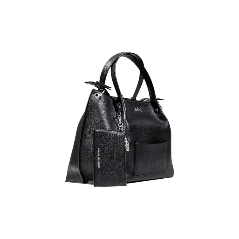 Armani Exchange Schwarze Handtasche mit Innentasche