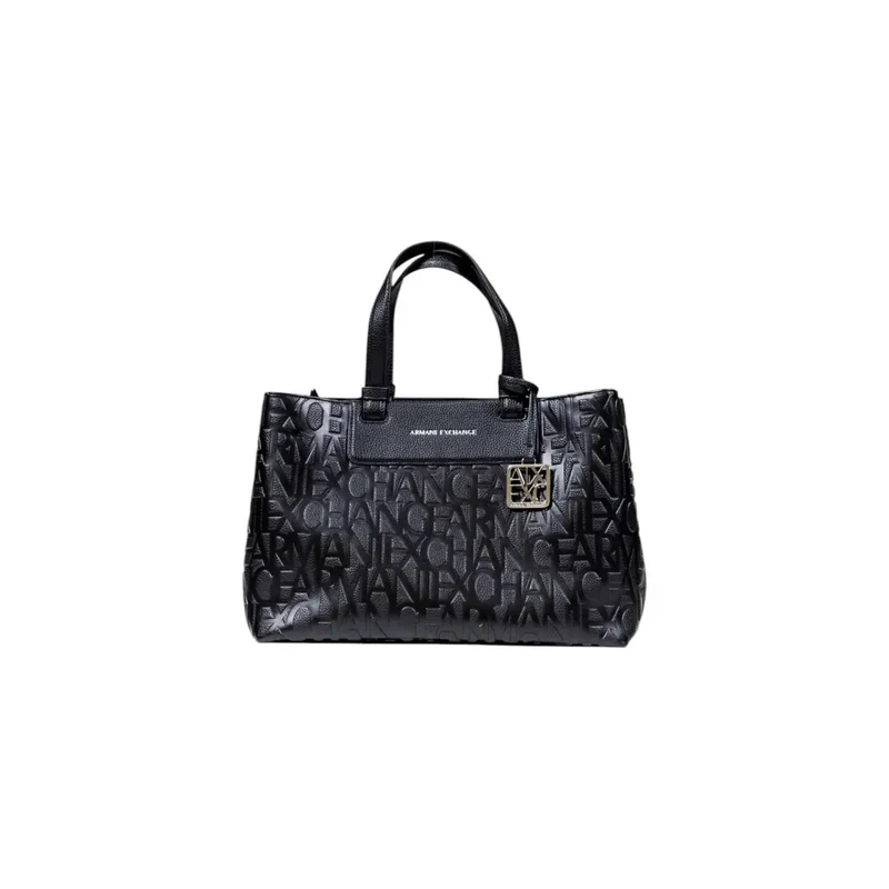 Armani Exchange Schwarze Handtasche mit Schultergurt