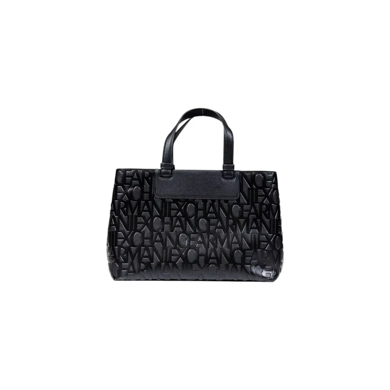 Armani Exchange Schwarze Handtasche mit Schultergurt