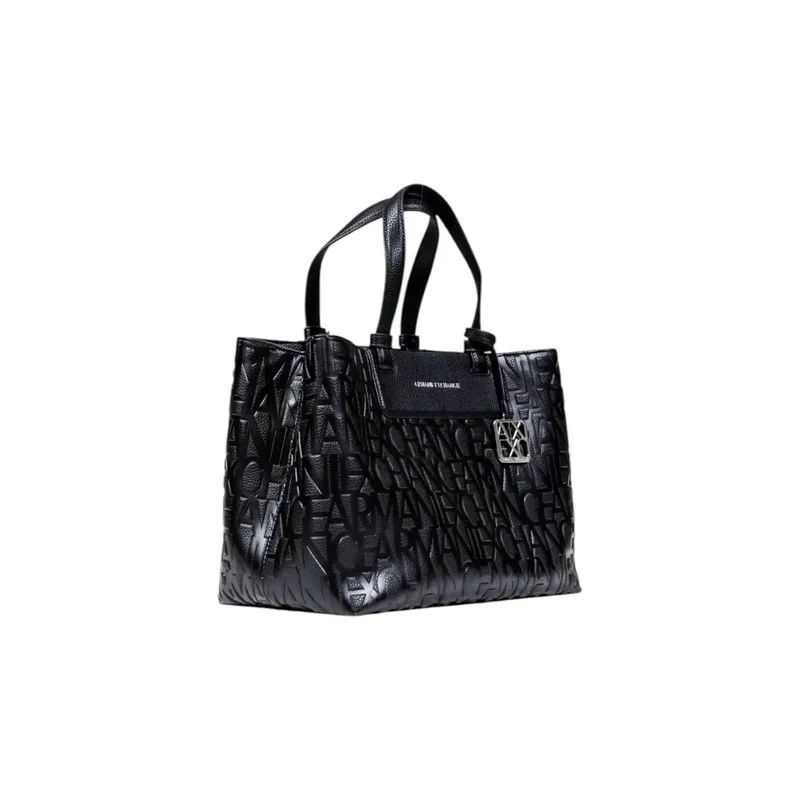 Armani Exchange Schwarze Handtasche mit Schultergurt