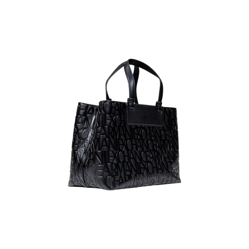 Armani Exchange Schwarze Handtasche mit Schultergurt