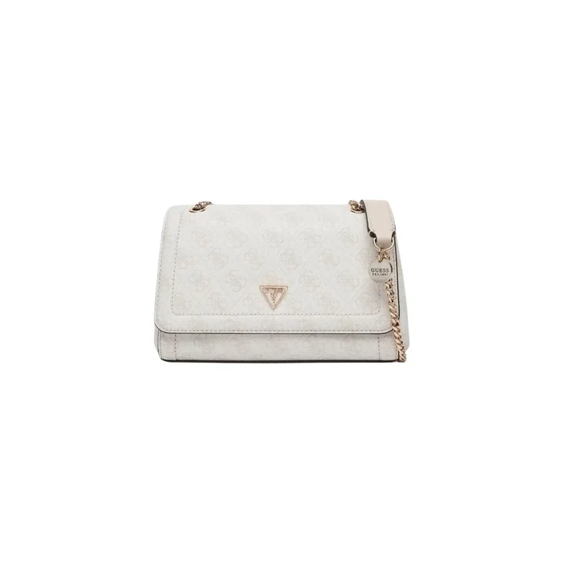 Guess braune bedruckte Polyurethan-Handtasche für Damen