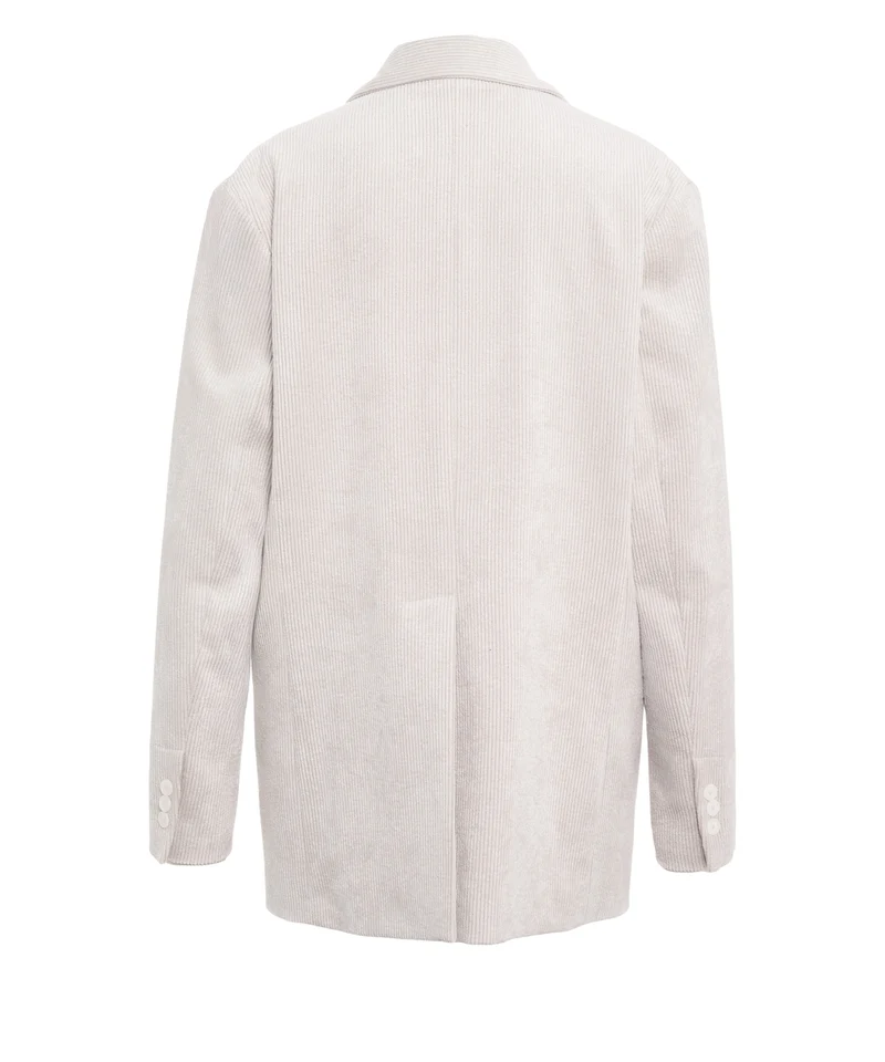 Blazer in velluto a coste