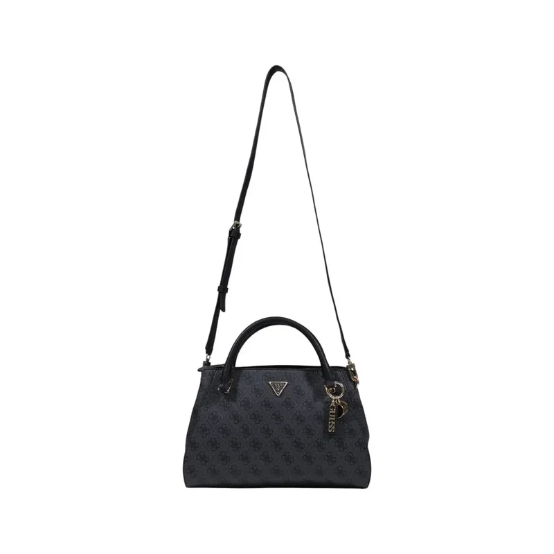 Guess Grauer Druck Handtasche mit Schultergurt