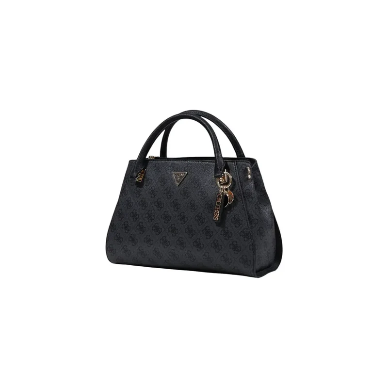 Guess Grauer Druck Handtasche mit Schultergurt