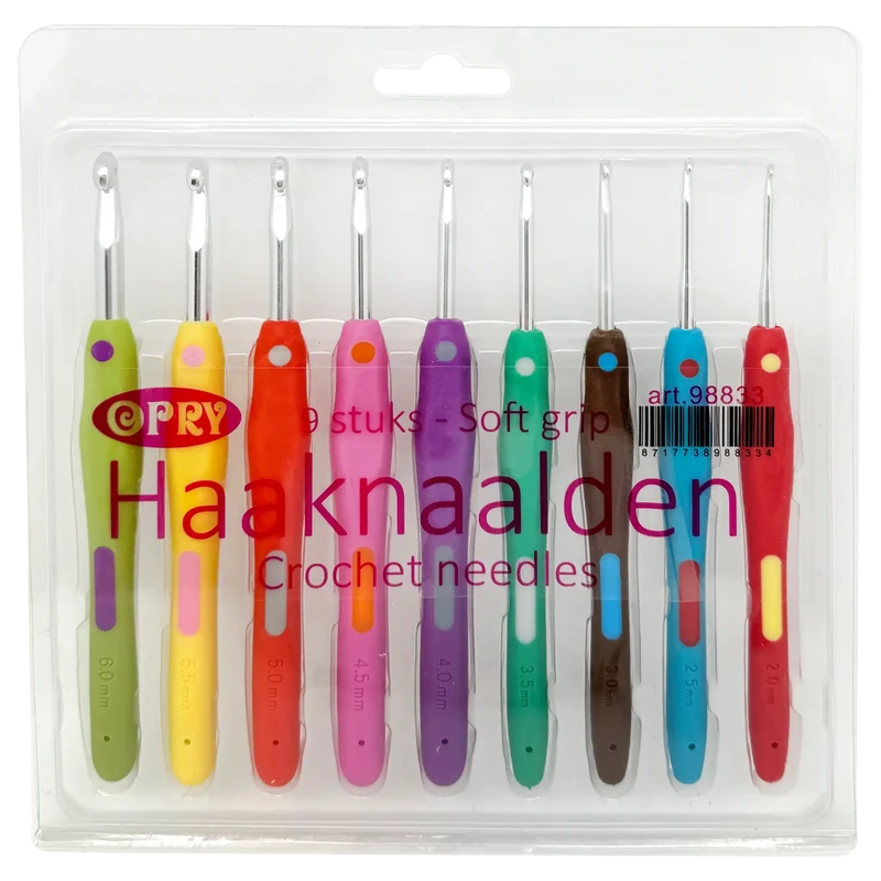 Häkelnadel-Set Softgriff