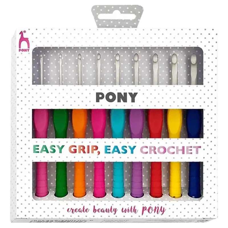 Easy Grip Häkelnadel-Set 9-teilig