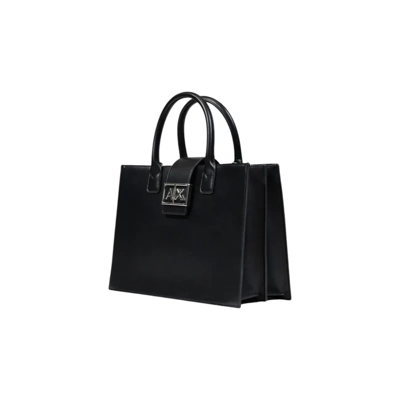 Armani Exchange Schwarze Handtasche mit Schultergurt
