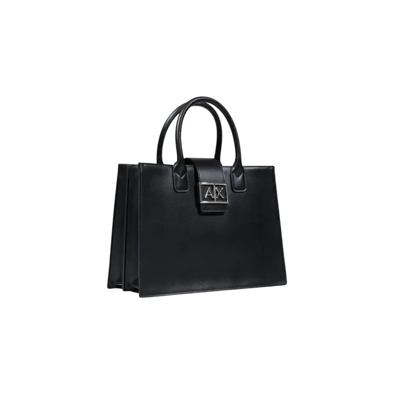 Armani Exchange Schwarze Handtasche mit Schultergurt