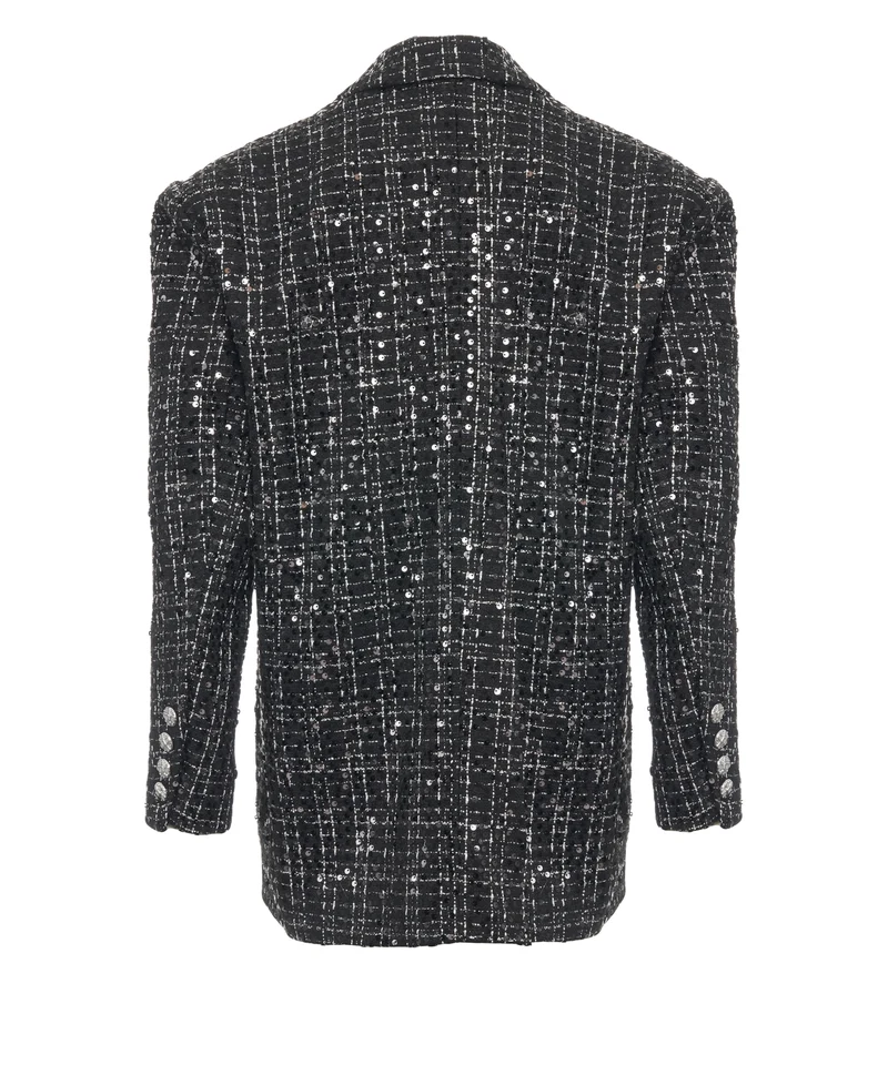 Blazer con dettagli catena