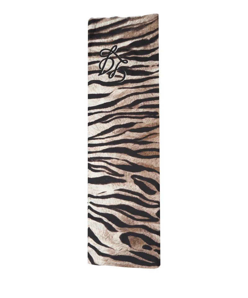Sciarpa con stampa animalier