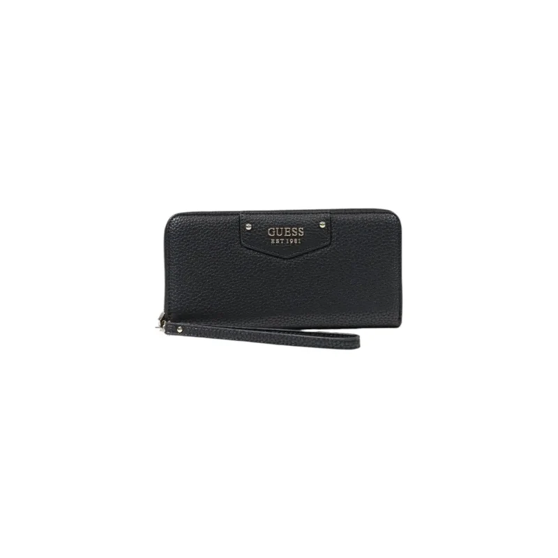 Guess Schwarz Polyurethan Damen Geldbörse Frühjahr Sommer Kollektion