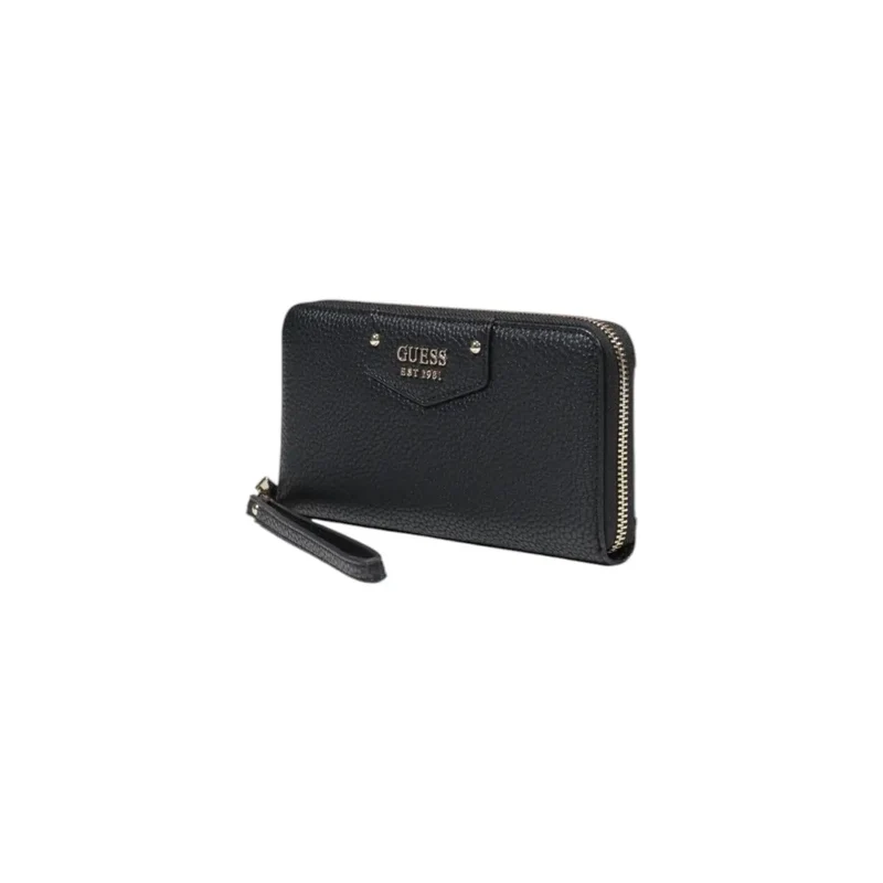 Guess Schwarz Polyurethan Damen Geldbörse Frühjahr Sommer Kollektion