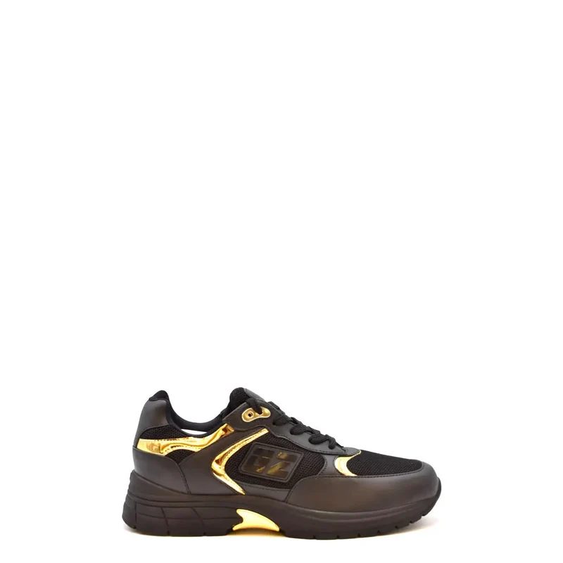 Giuseppe Zanotti Schwarz Nylon Leder Turnschuhe für Männer