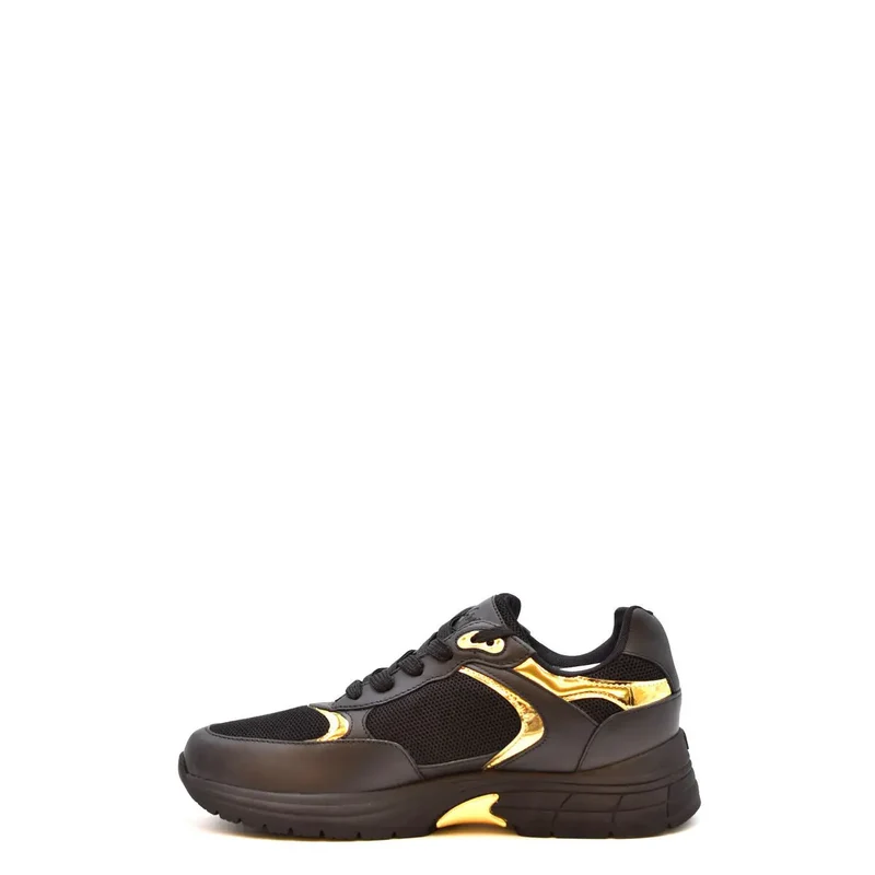 Giuseppe Zanotti Schwarz Nylon Leder Turnschuhe für Männer