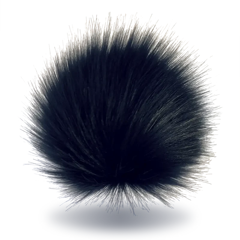 Bommel mit Druckknopf Ø 15 bis 17 cm