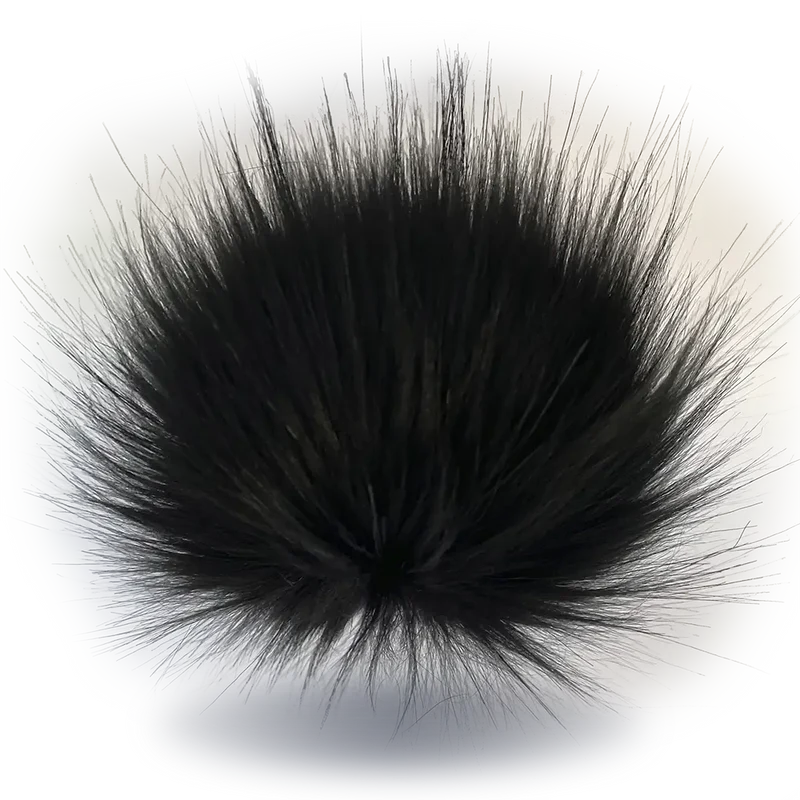 Bommel mit Druckknopf Ø 15 bis 17 cm