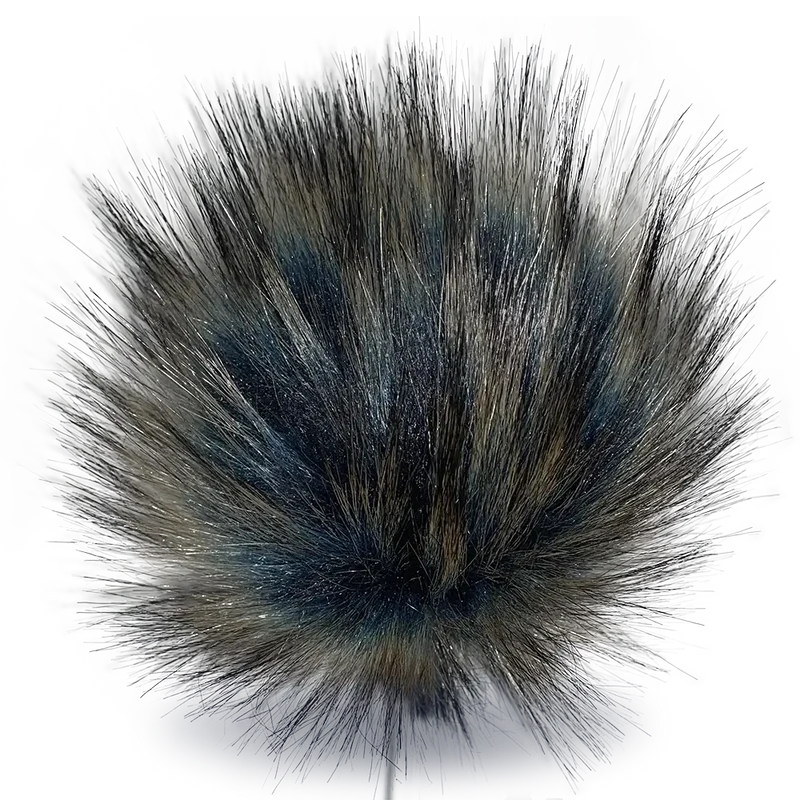 Bommel mit Faden Ø 15 bis 17 cm