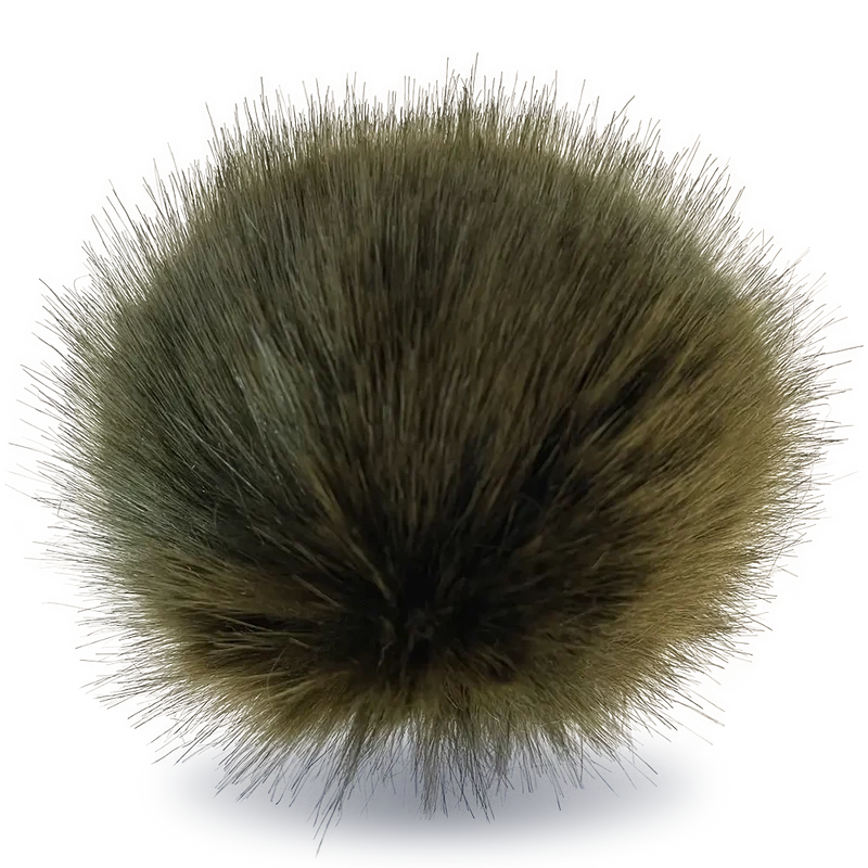 Bommel mit Faden Ø 10 bis 12 cm