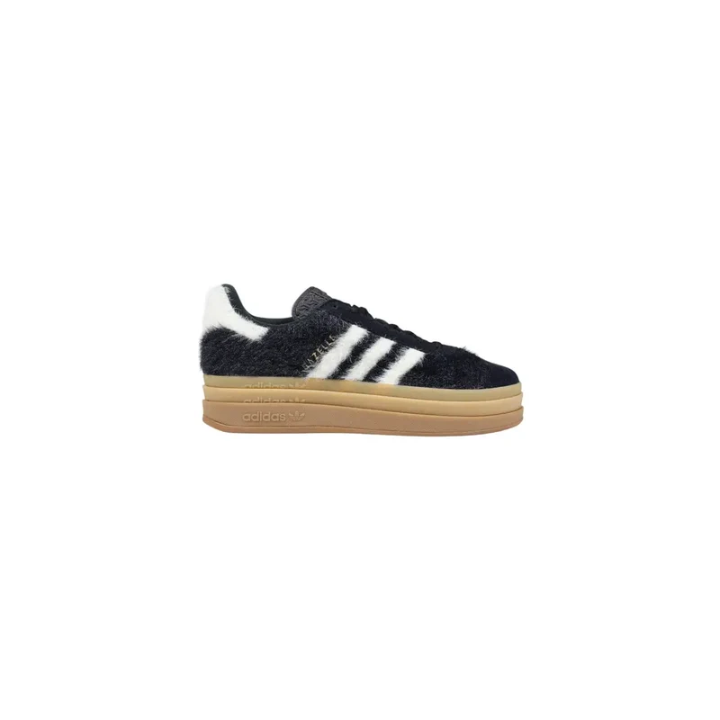Adidas Originals Damen Schwarze Ledersneaker Herbst Winter