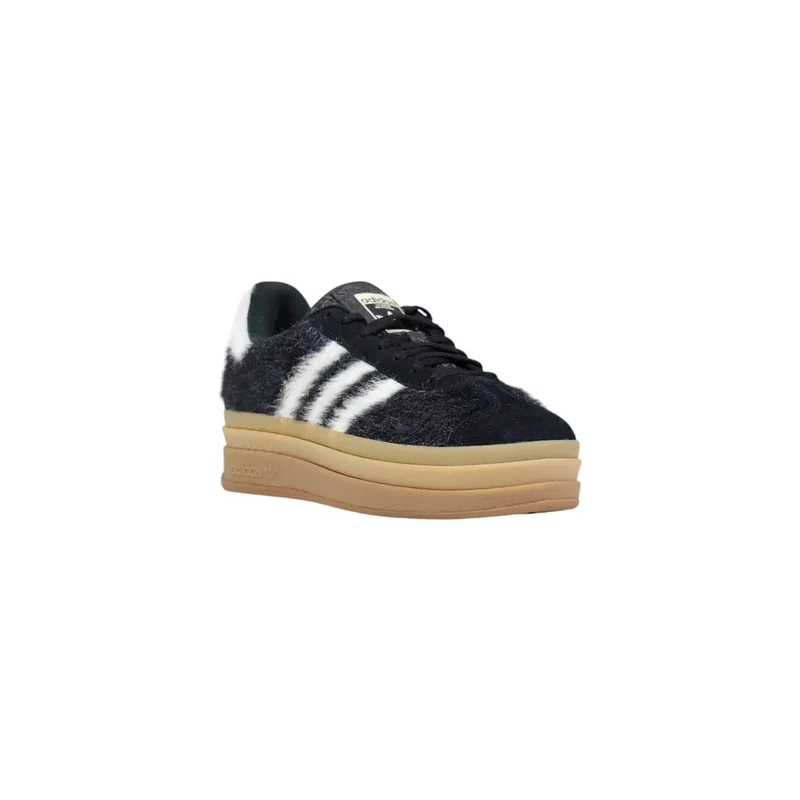 Adidas Originals Damen Schwarze Ledersneaker Herbst Winter