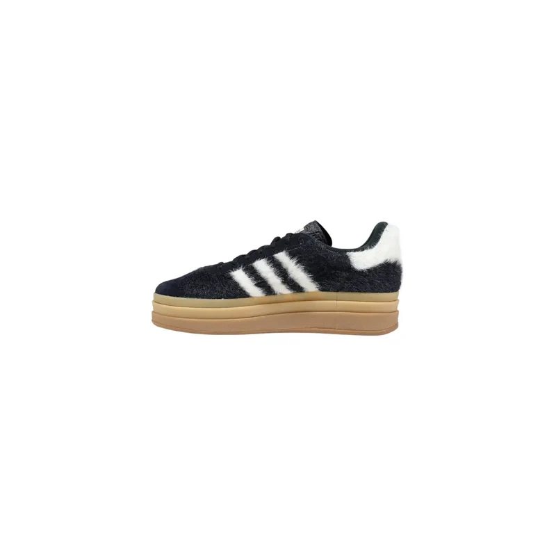 Adidas Originals Damen Schwarze Ledersneaker Herbst Winter
