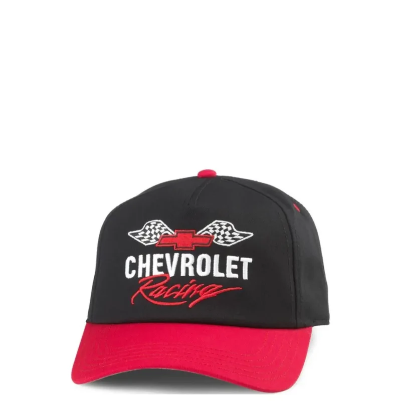 Schwarz-rote Chevrolet Rennmütze