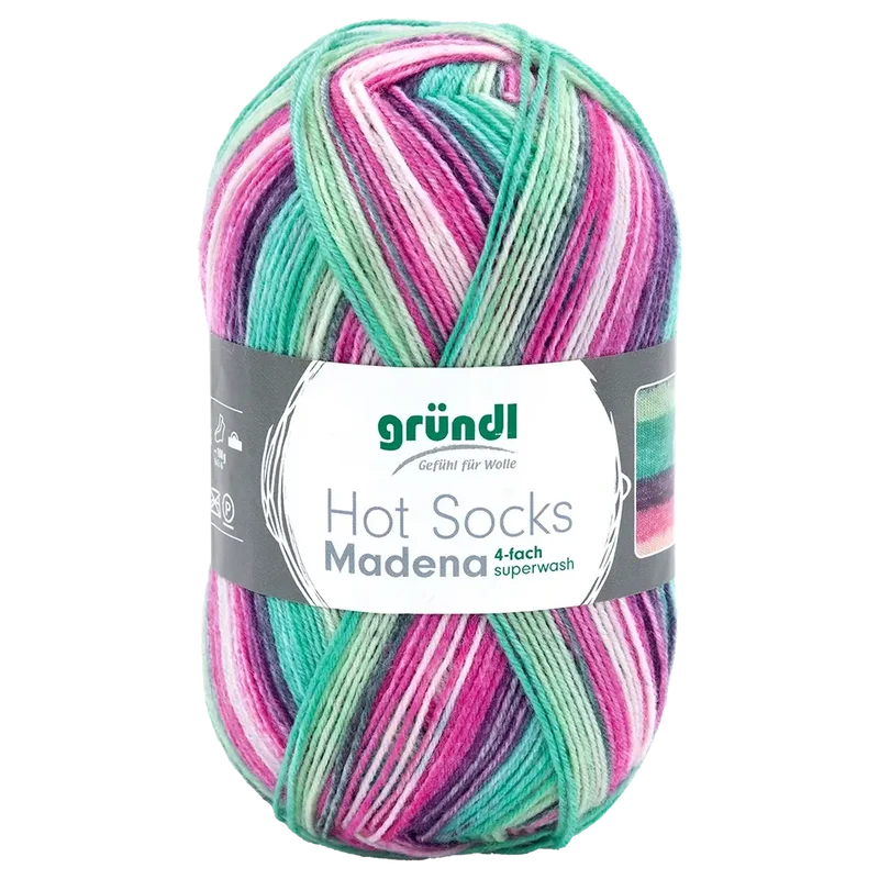 Hot Socks Madena 4-fach Sockenwolle
