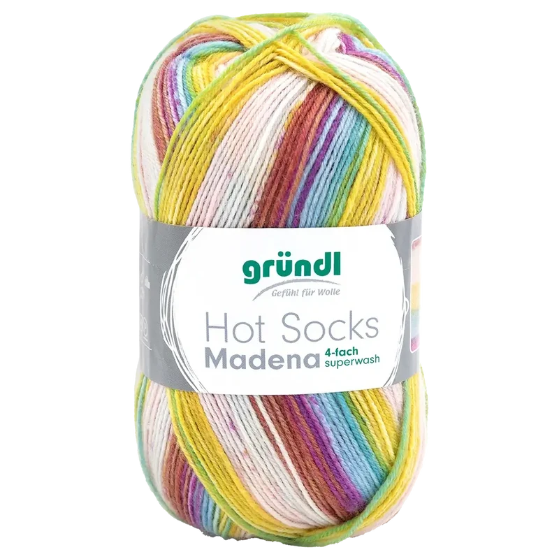 Hot Socks Madena 4-fach Sockenwolle