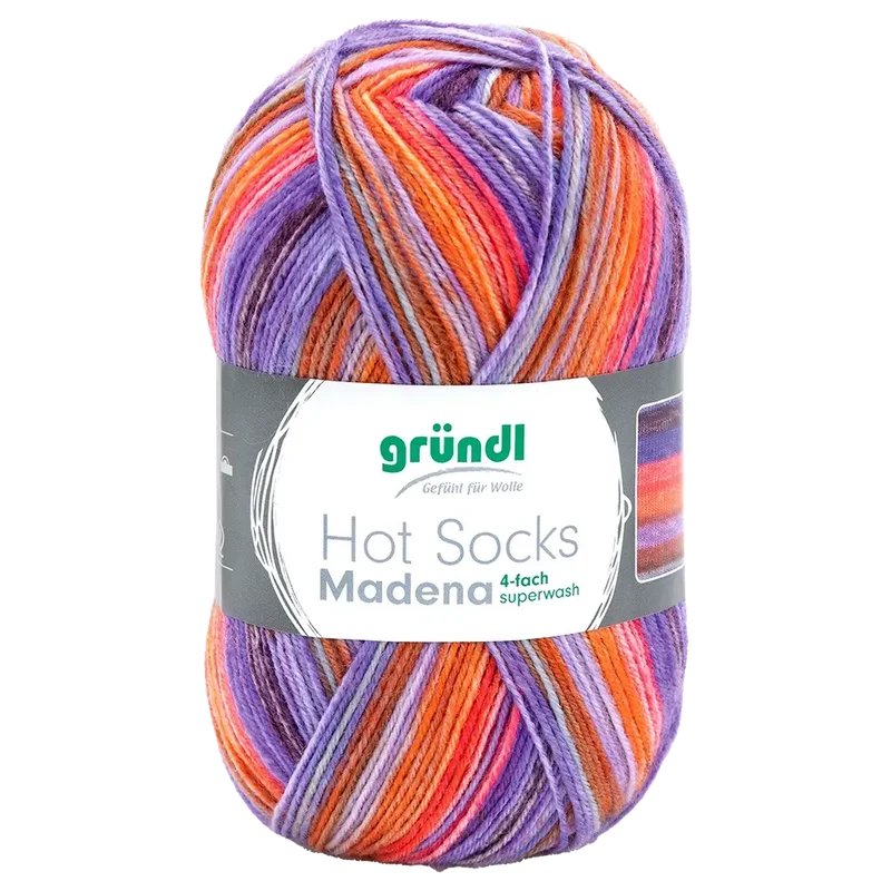 Hot Socks Madena 4-fach Sockenwolle