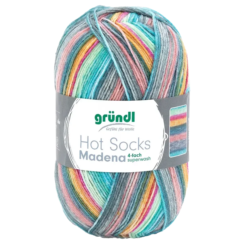 Hot Socks Madena 4-fach Sockenwolle