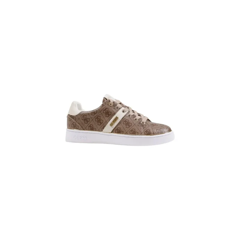Guess Damen Schwarz bedruckt Slip-On-Sneaker Polyurethan