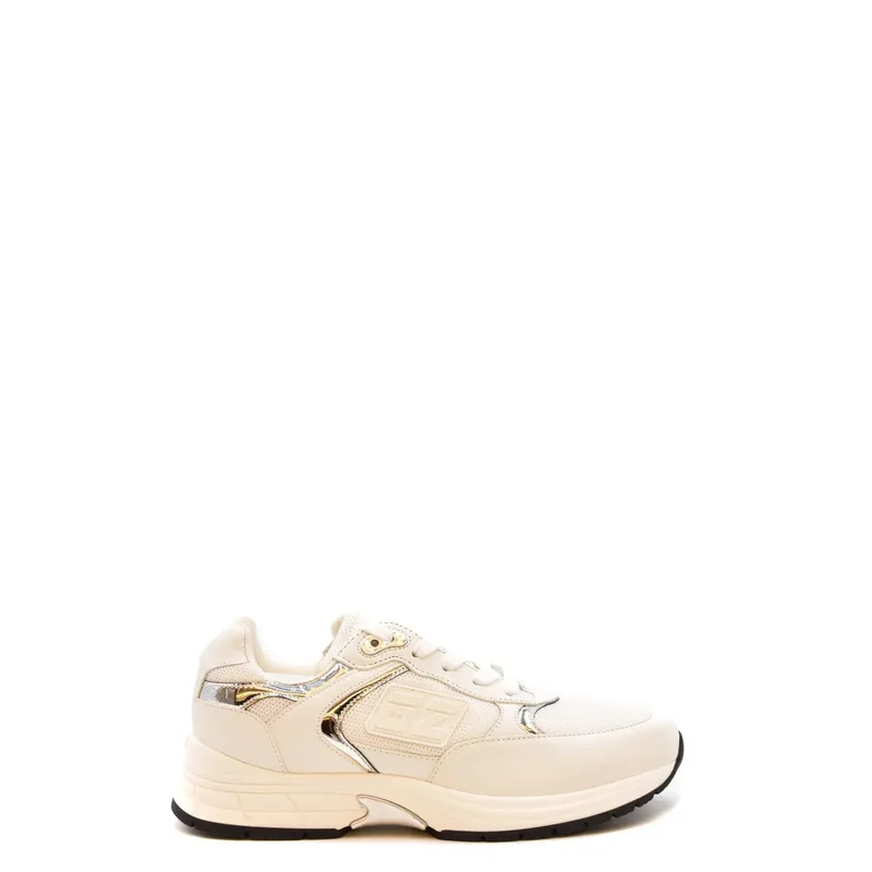 Giuseppe Zanotti Weiße Ledernylon-Slip-On-Sneaker